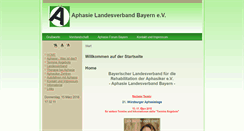Desktop Screenshot of aphasie-bayern.de